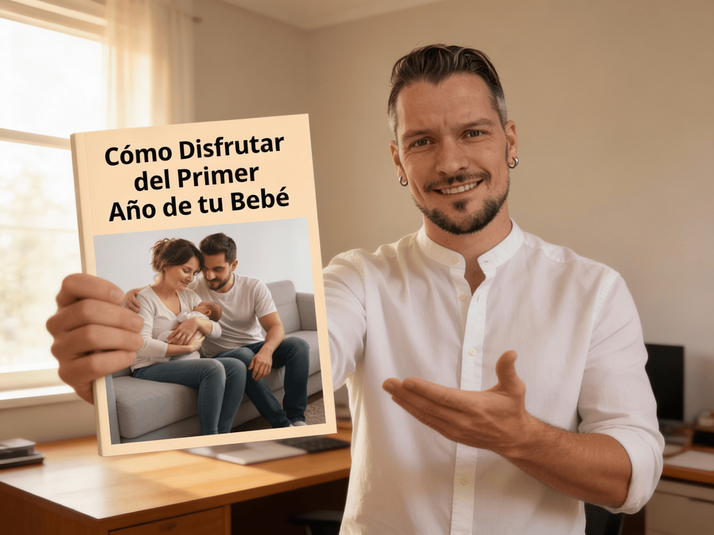 Máximo con su libro